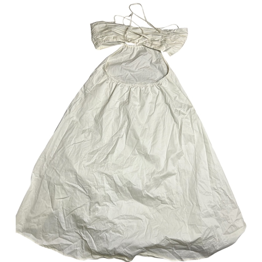 LBV Cotton Halter Dress In Ivory Size XS - Picture 7 of 9